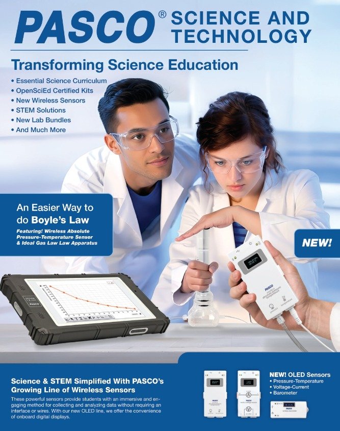 caratula catálogo pasco scientific 2026